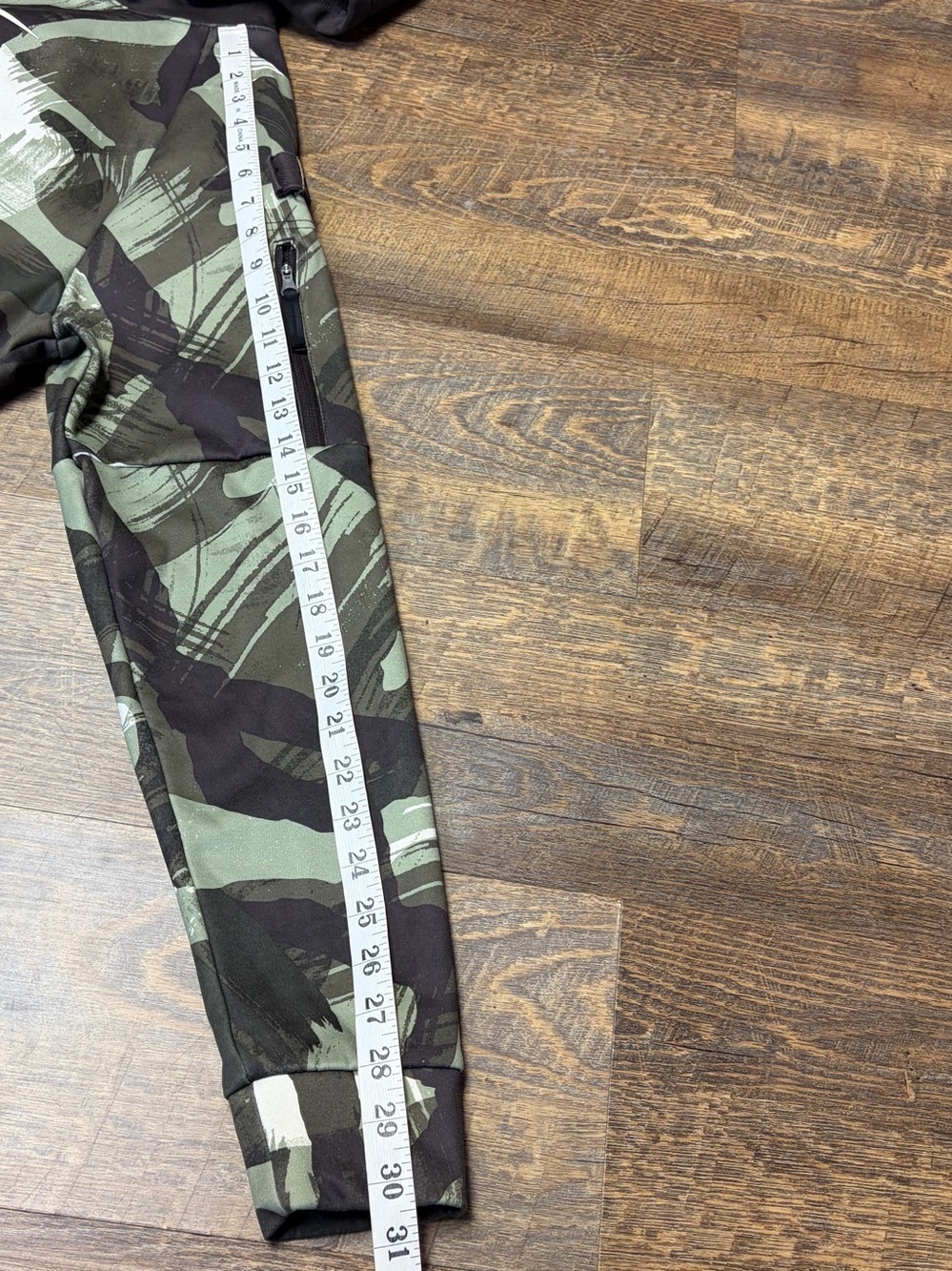 Nike Therma-FIT Cascade Brushstroke Camo Hoodie Mens Small Green Brown Tactical - Picture 10 of 13